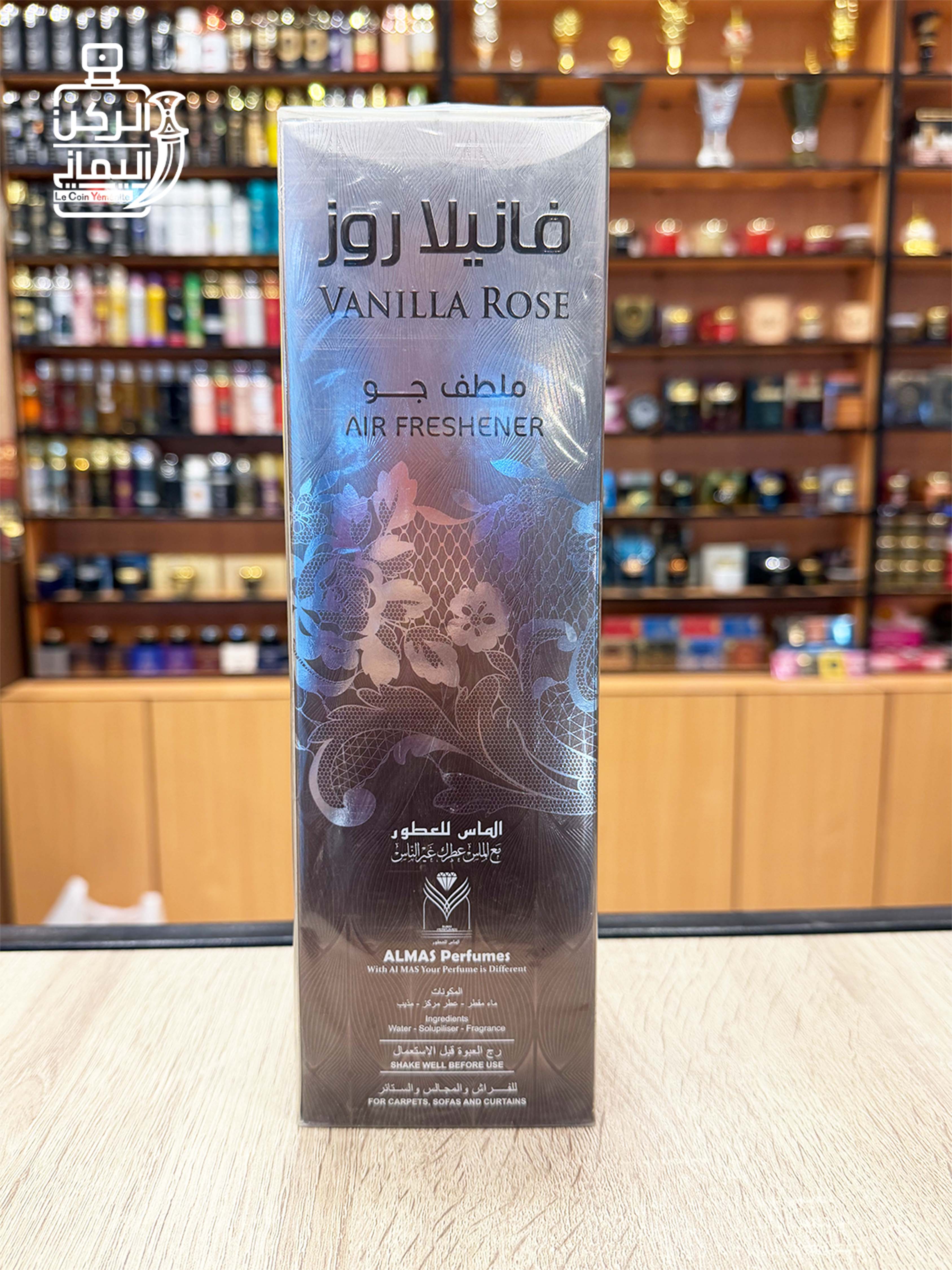 معطر فراش فانيلا روز من الماس للعطور